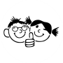 Grundschule Allmannsdorf Logo der Grundschule Allmannsdorf: Zwei fröhliche Kinder mit Daumen hoch, die Freundschaft und Zusammenhalt symbolisieren.